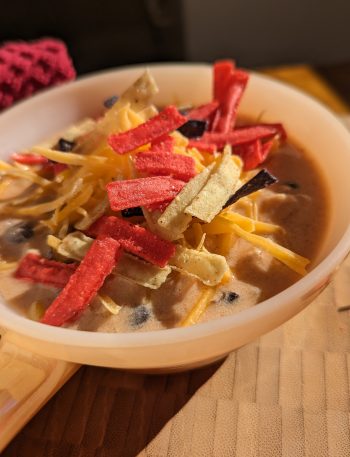 Chicken Tortilla Soup in bowl