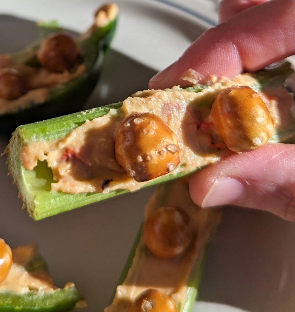 bumps on a log celery snack