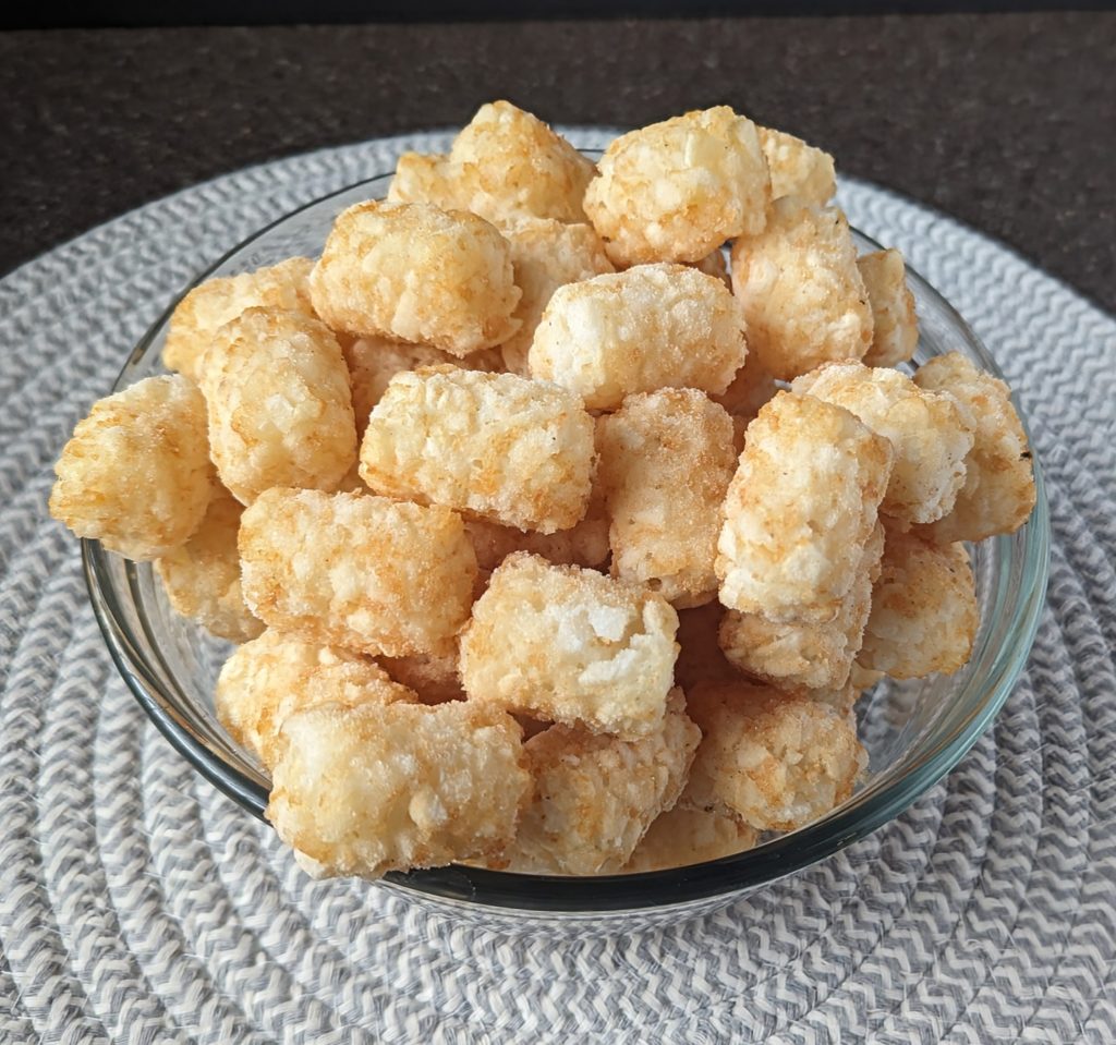 tator tots in bowl