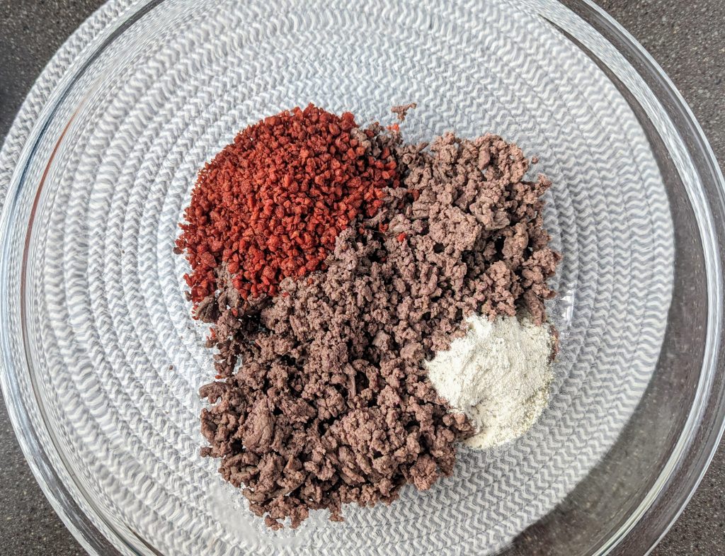 ground beef with bacon and ranch