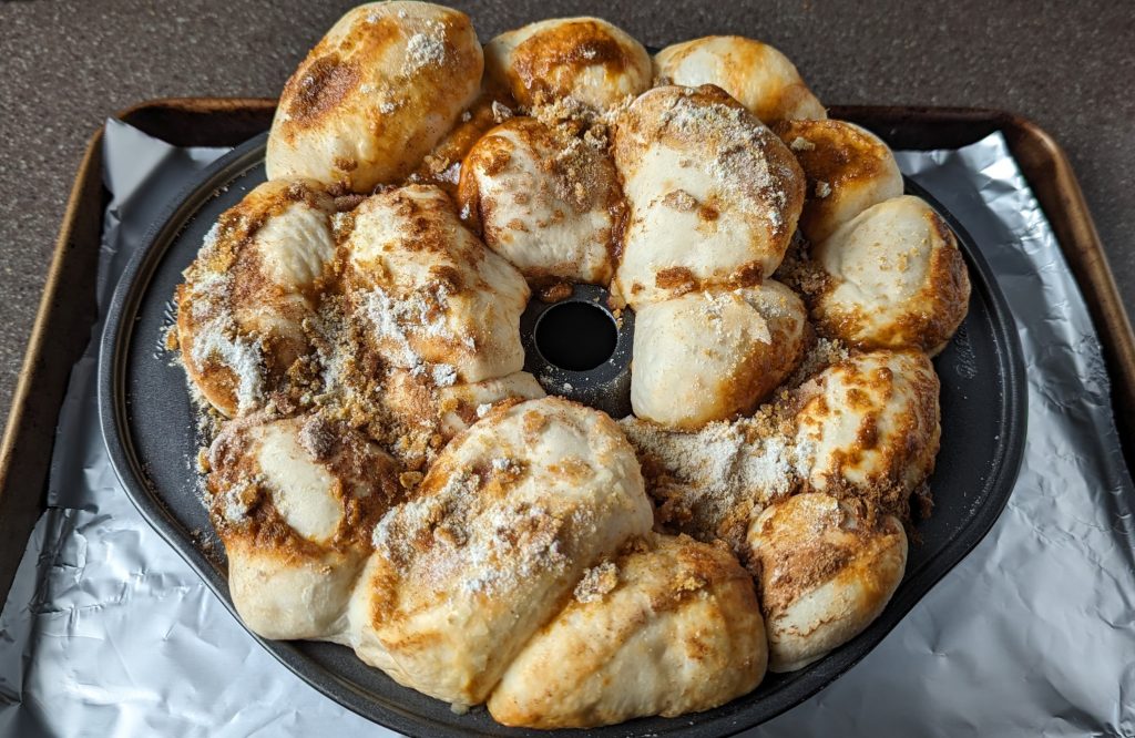 Make Ahead Monkey Bread after sitting overnight