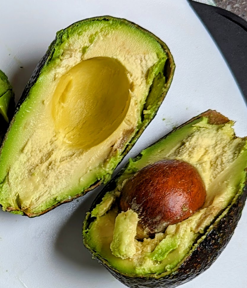 cut avocado