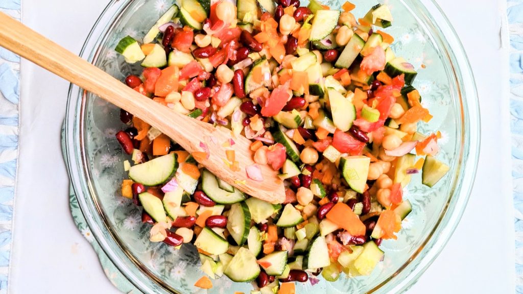 mediterannean bean salad