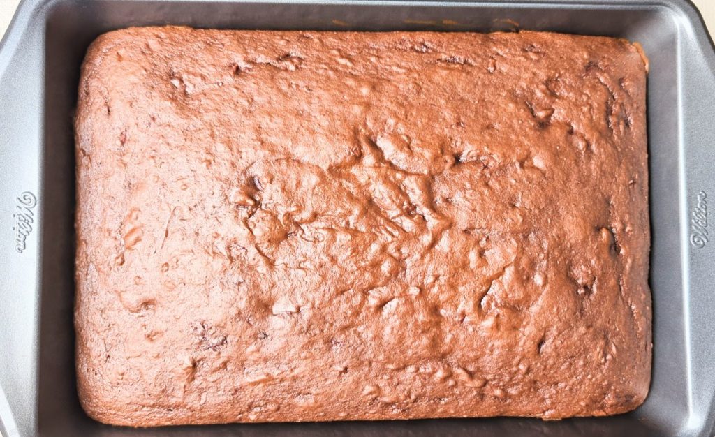 chocolate covered cherry cake cooling off