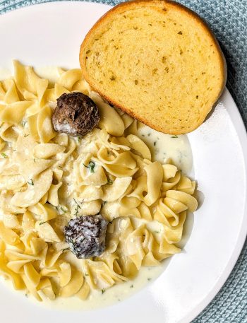 swedish meatballs with dill sauce