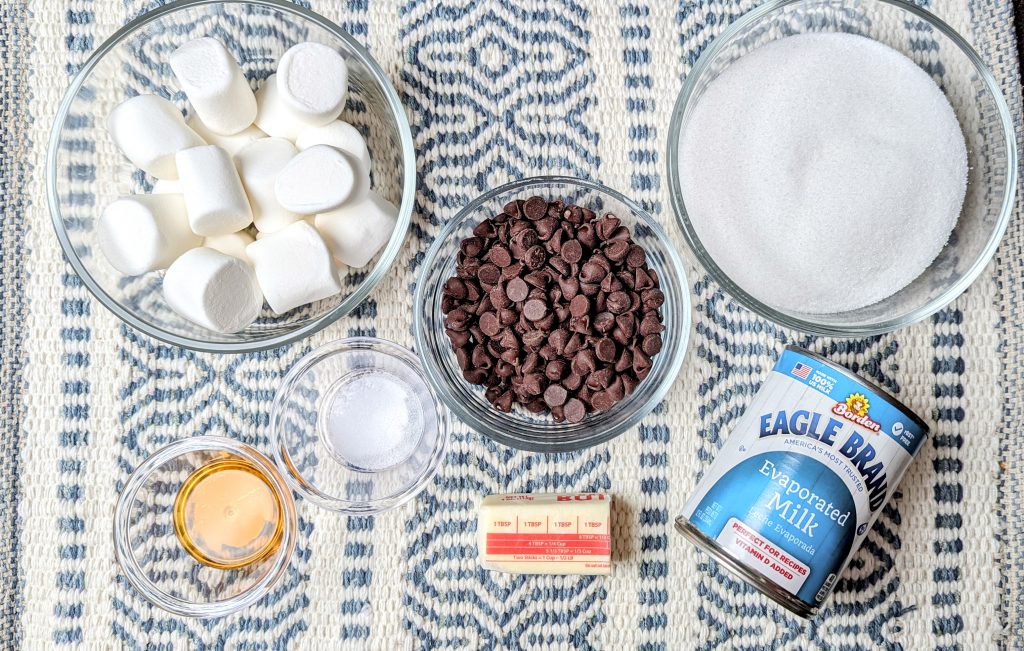 creamy marshmallow fudge ingredients