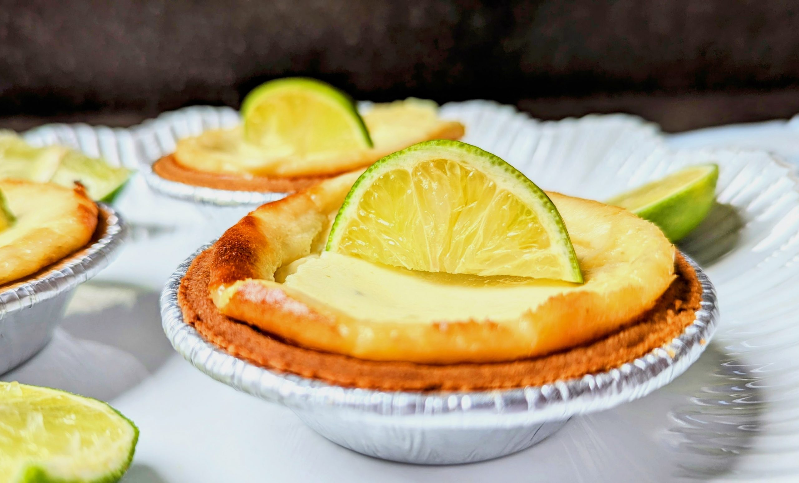 Mini Lime Cheesecakes