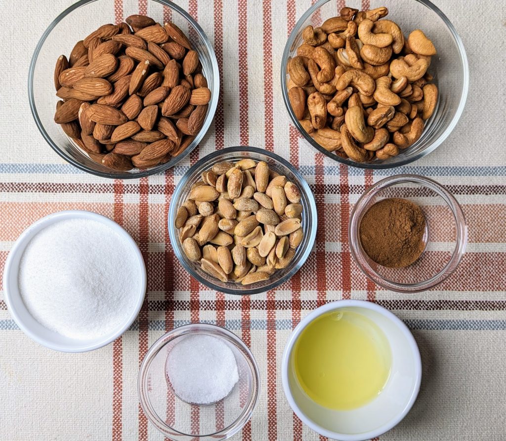 candied mixed nuts ingredients