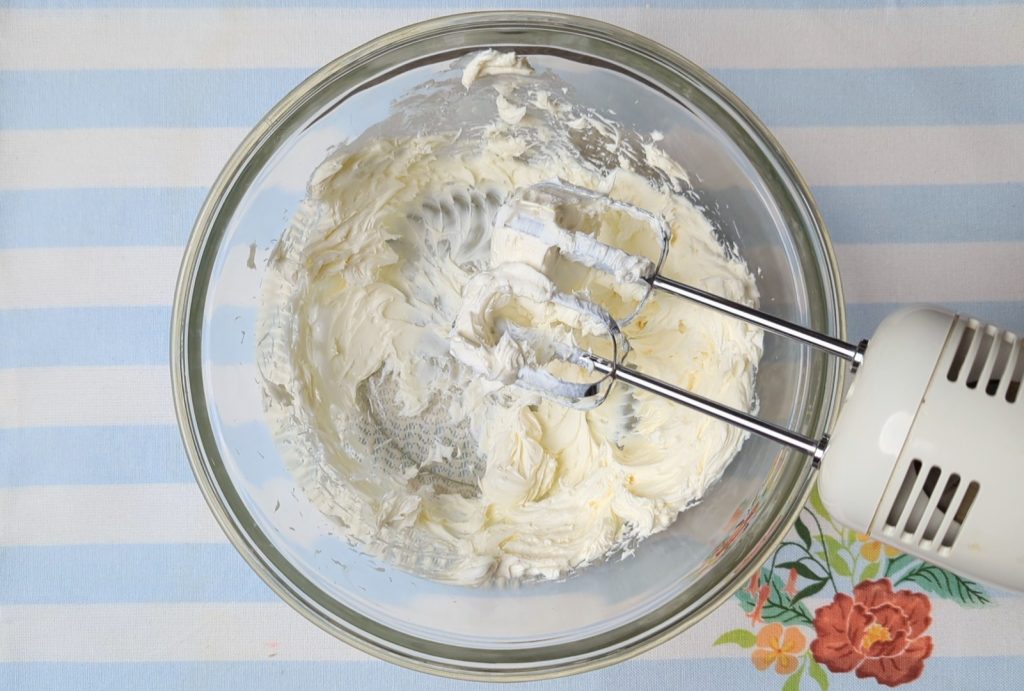 cream cheese in bowl