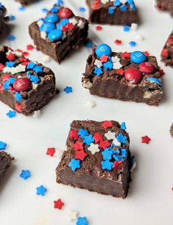 patriotic festive fudge