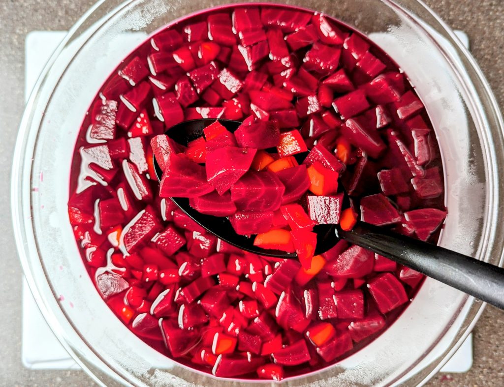 pickled red beet salad