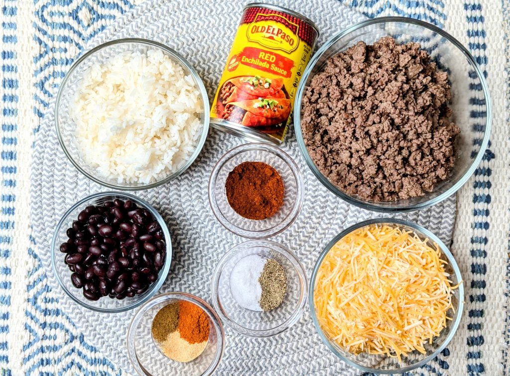 Mexican Stuffed Peppers ingredients