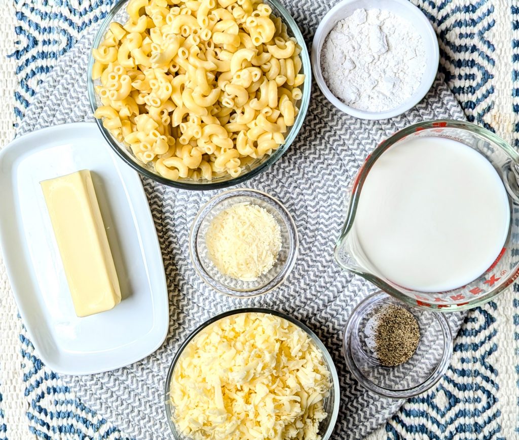 cheddar parmesan mac and cheese ingredients