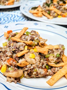 Chow Mein Beefy Rice Casserole