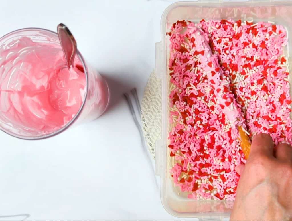 sprinkles on
