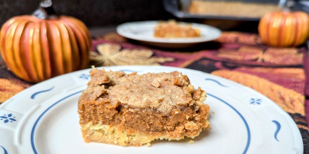 pumpkin spice crumble on plate