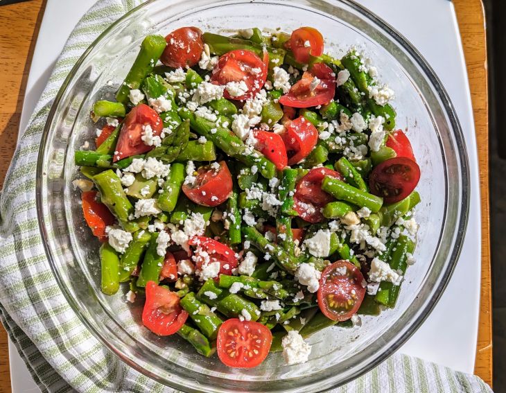 asparagus tomato salad