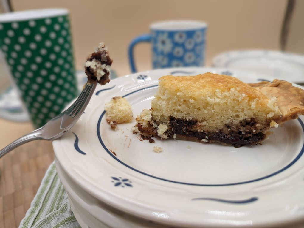 funny cake on plate