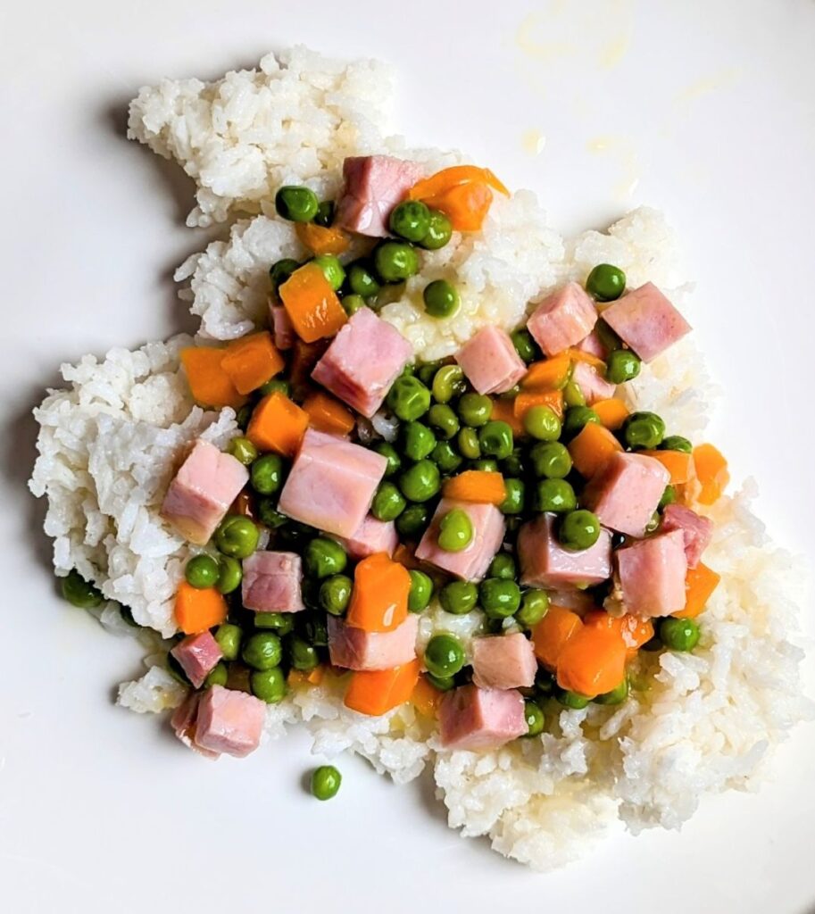 ham and vegetable dijon