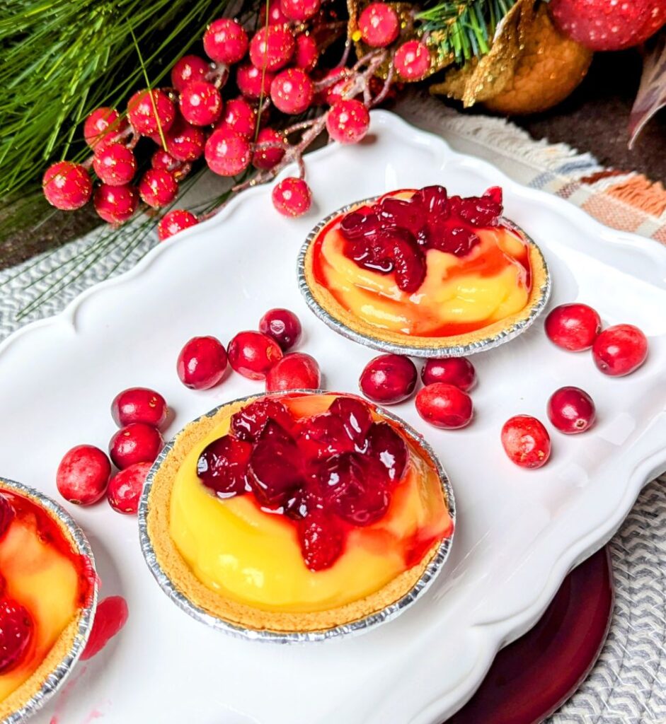 easy cranberry mini pies