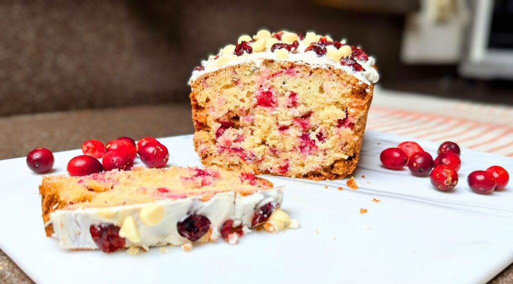 white chocolate cranberry bread