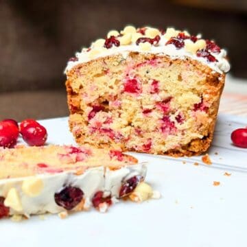 white chocolate cranberry bread