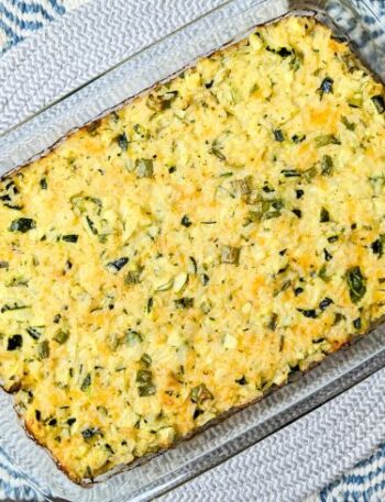 cheesy rice zucchini casserole