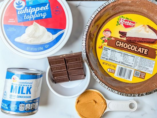 chocolate peanut butter pie ingredients