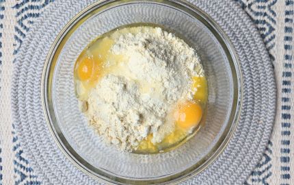 eggs and box cake