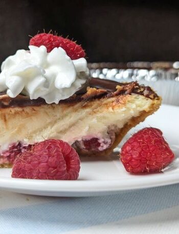 chocolate raspberry cheesecake