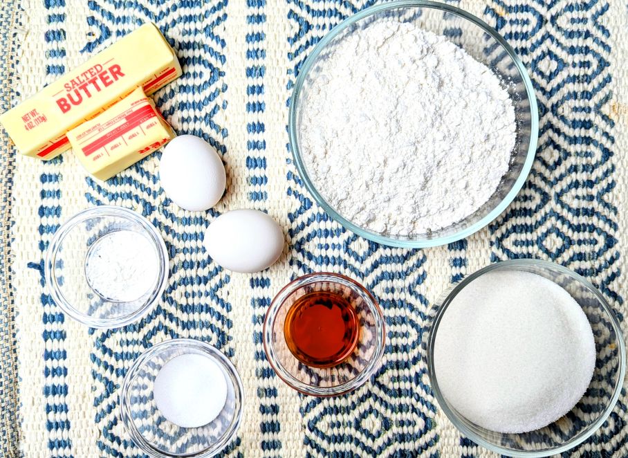 christmas butter cookies ingredients