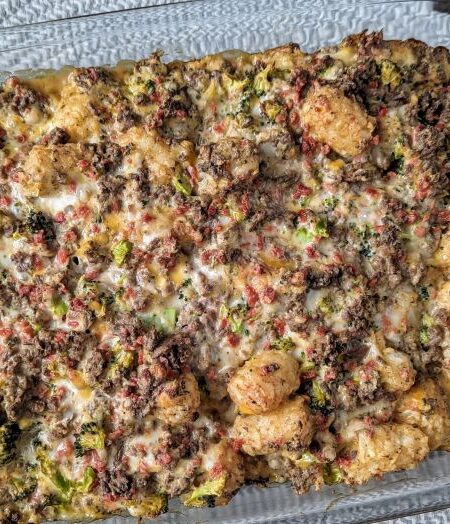 cracked hamburger hash casserole