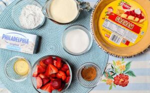 strawberries and cream pie ingredients