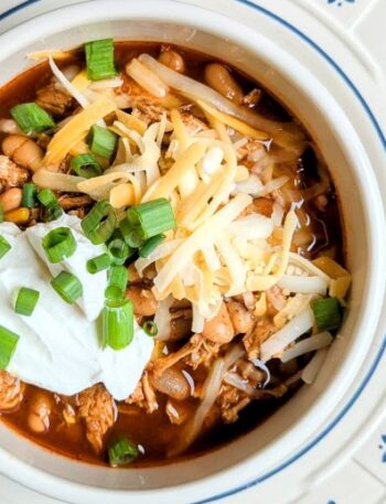 easy white bean chicken chili