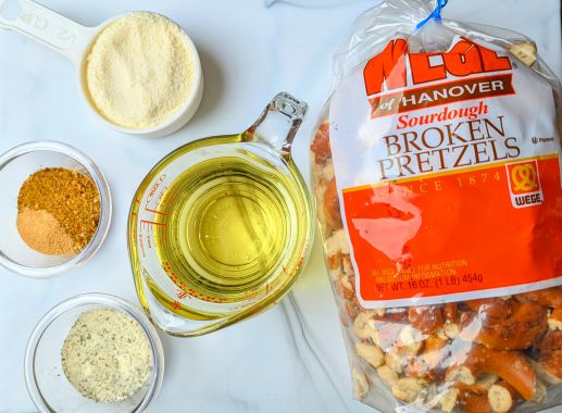 parmesan herb seasoned pretzels ingredients