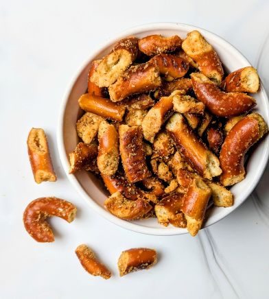 parmesan herb seasoned pretzels