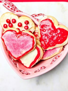 valentine butter cookies