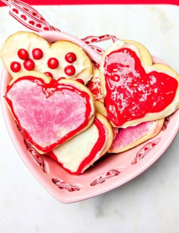 valentine butter cookies