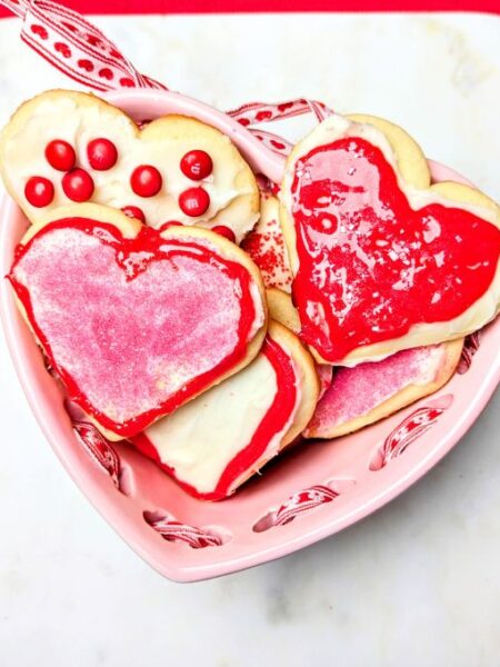 valentine butter cookies