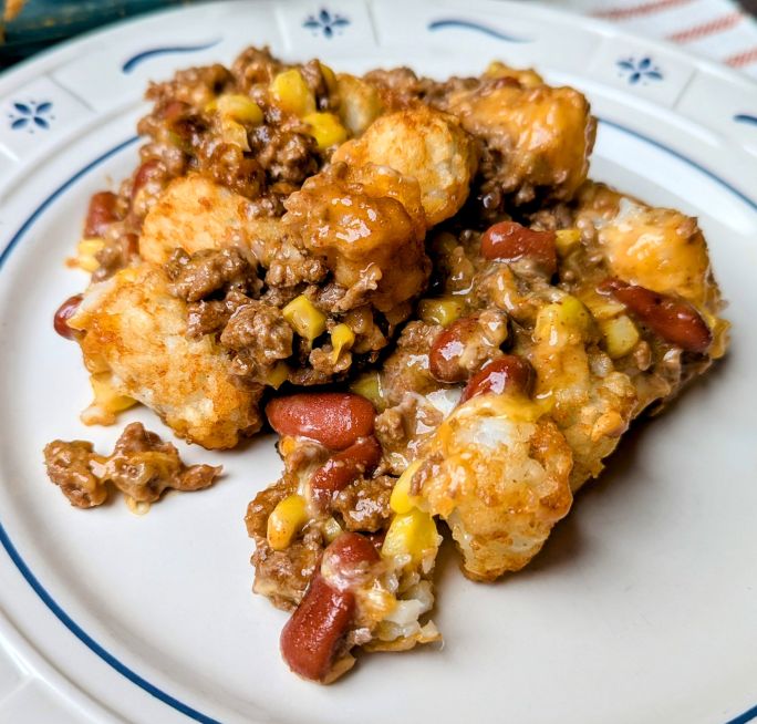 cowboy casserole on plate