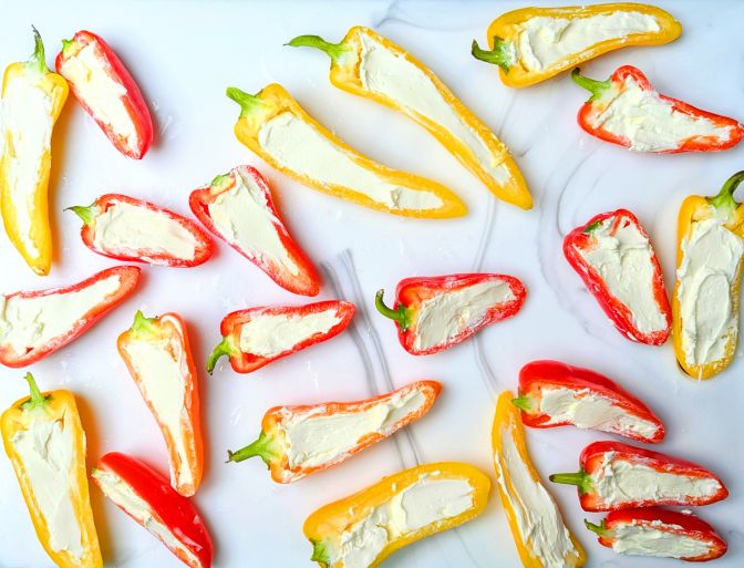 peppers filled with cream cheese