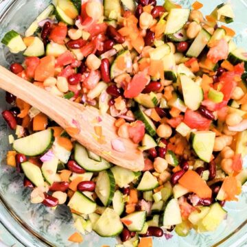 mediterranean bean salad