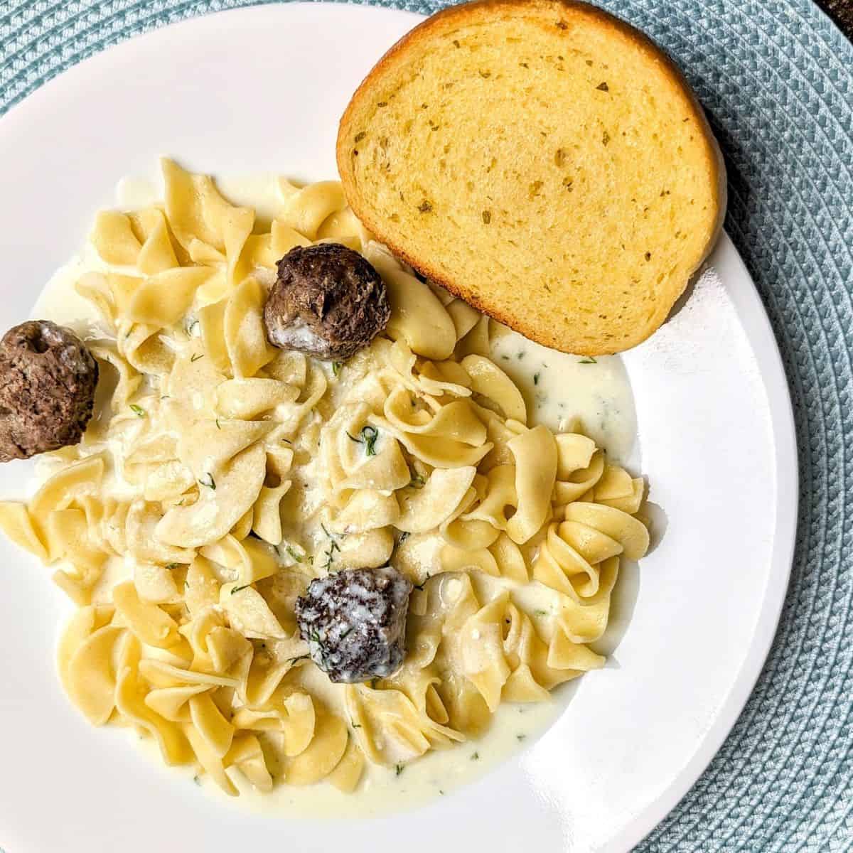 Swedish Meatballs with Dill Sauce
