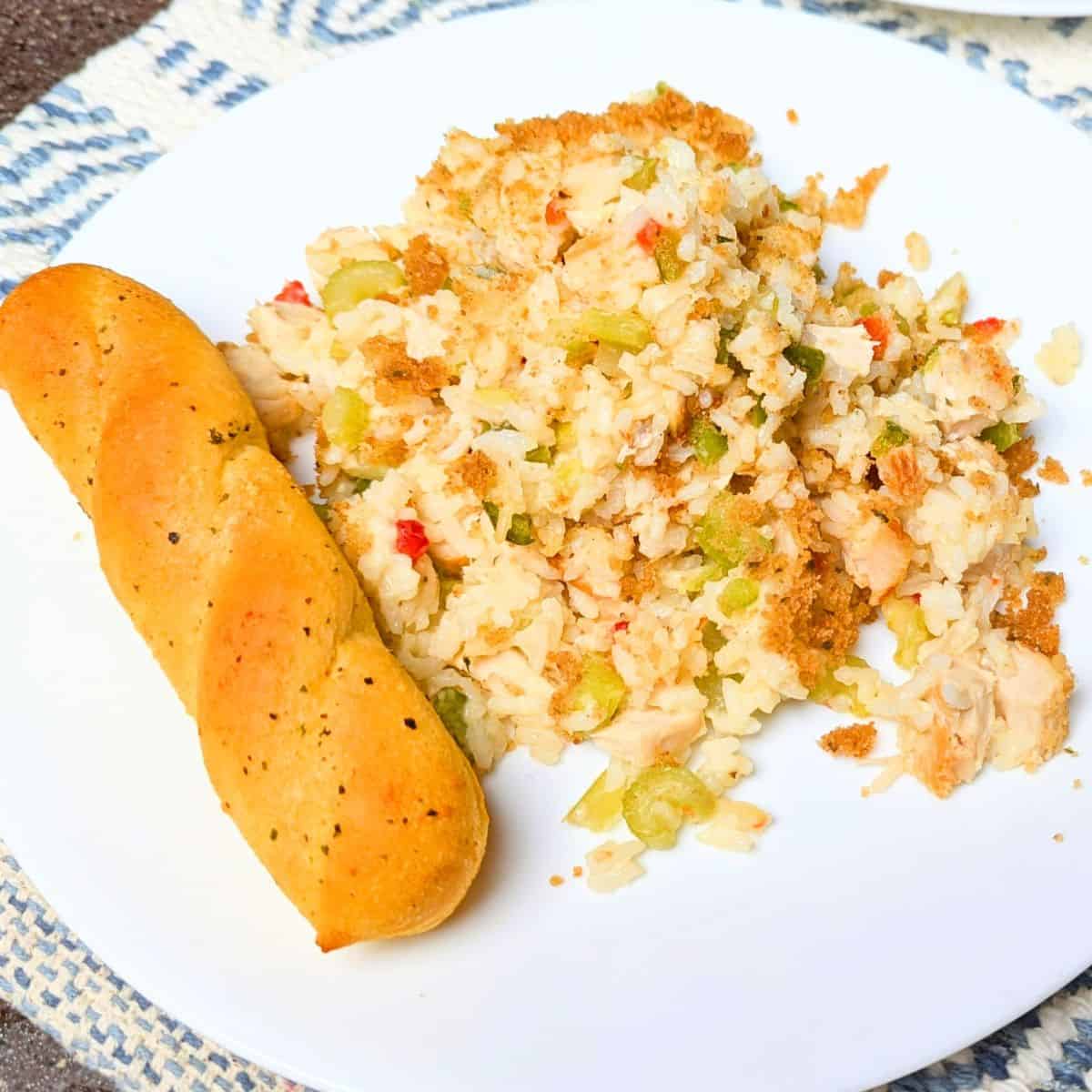 chicken veggie rice casserole