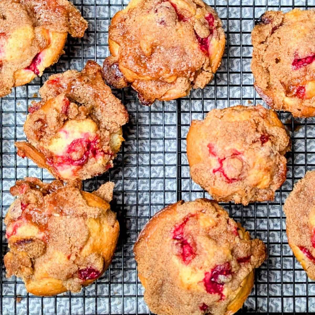 Cranberry Coffee Cake Muffins