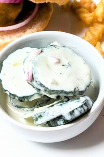 cucumber sour cream salad
