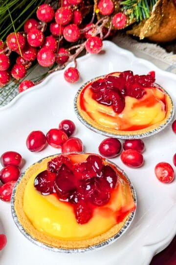 easy cranberry mini pies