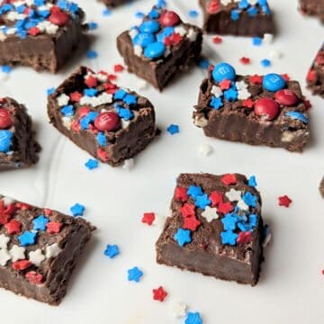 patriotic festive fudge