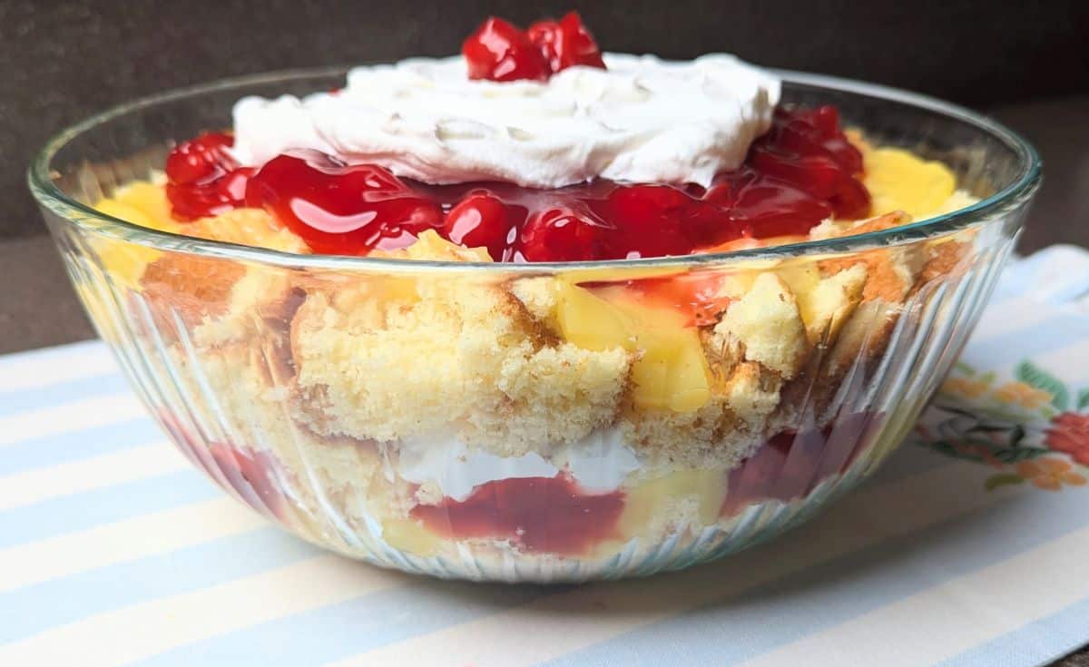 punch bowl cake