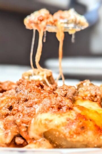 three cheese eggplant italiano